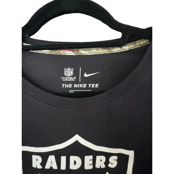 Nike Dri-Fit Gray NFL Team Apparel Las Vegas Raiders Long Sleeve T-Shirt Size XL - Picture 2 of 8